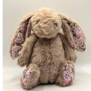 Soft Cuddly Bunny Rabbit Inspired Cute Plush Stuffie, Toy, Beige- New
